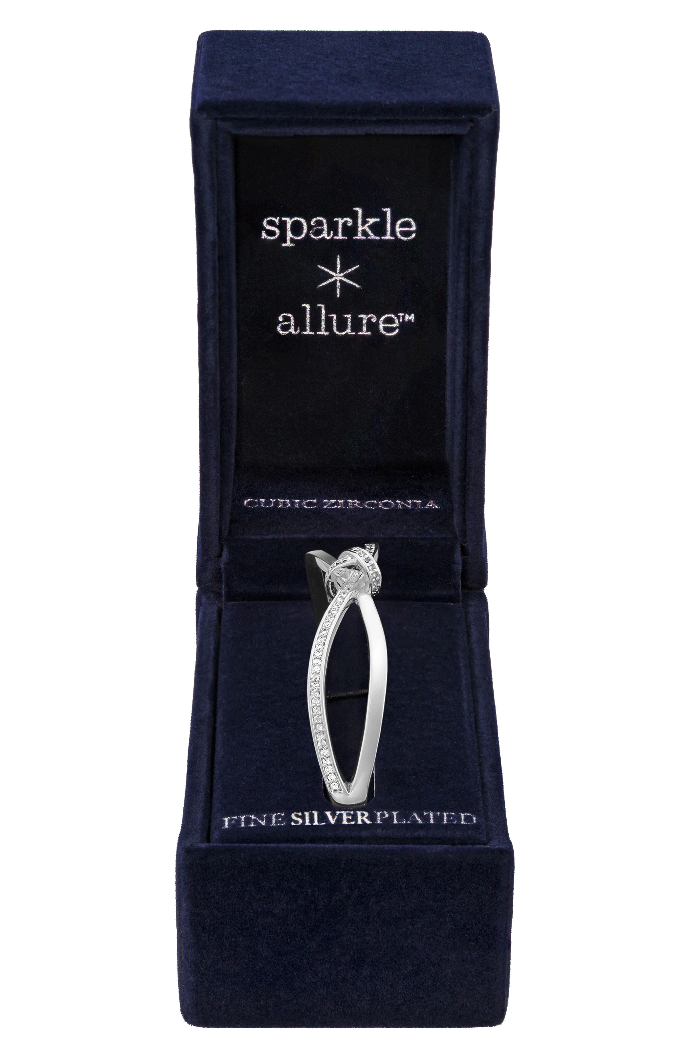 Cubic Zirconia Knot Bangle