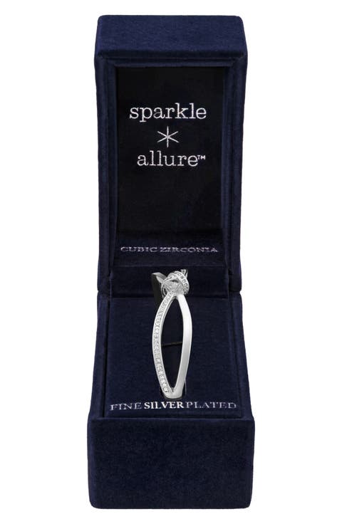 Cubic Zirconia Knot Bangle