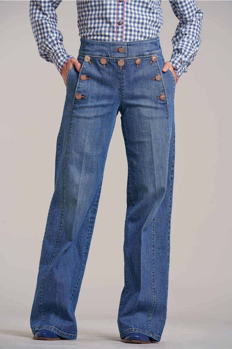 Sailor Jeans, Alternate, color, Jeansblue