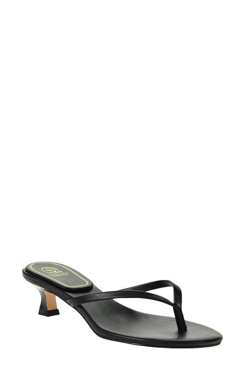 Chinese Laundry Brissa Kitten Heel Flip Flop In Black