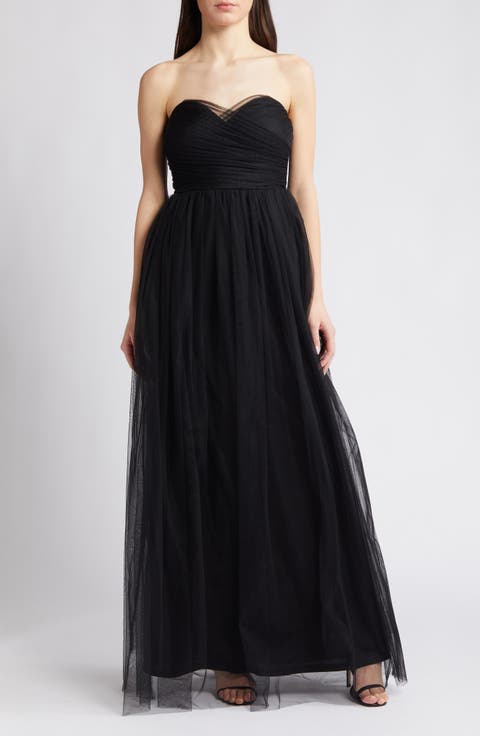 Strapless Tulle Gown