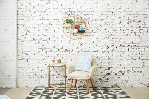 Carol & Frank Trinity Throw Pillow In Blue