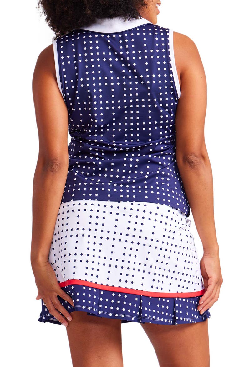 Victory Sleeveless Golf Top, Alternate, color, DOMINO NAVE