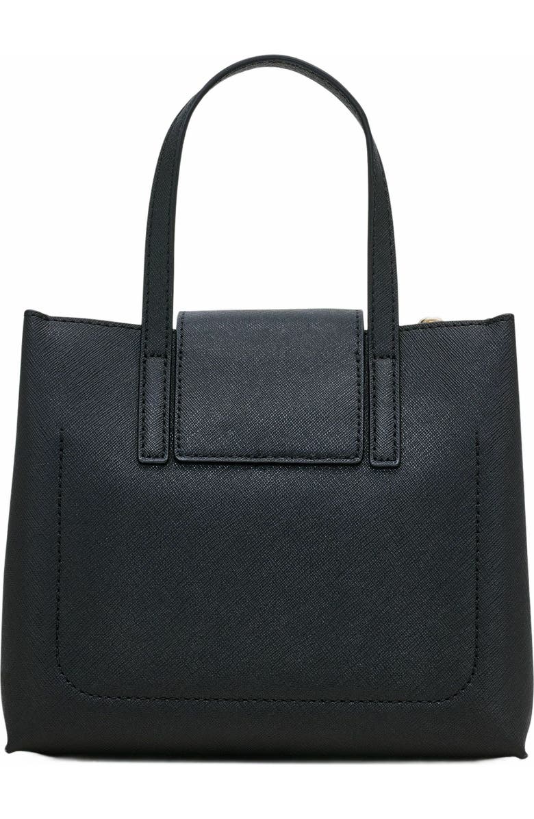 DKNY Faye Small Satchel, Alternate, color, Blk/Gold