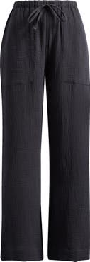 Faherty Dune Organic Cotton Wide Leg Pants