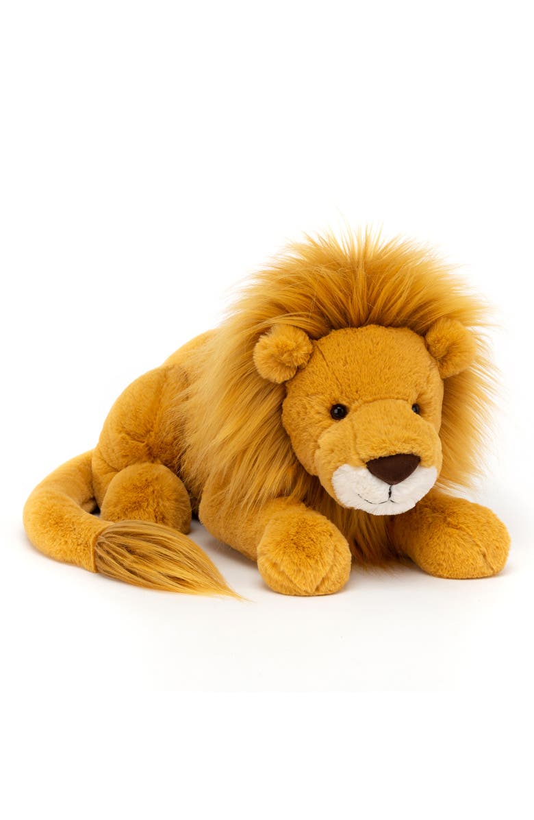 Jellycat Large Louie Lion Stuffed Animal, Main, color, 