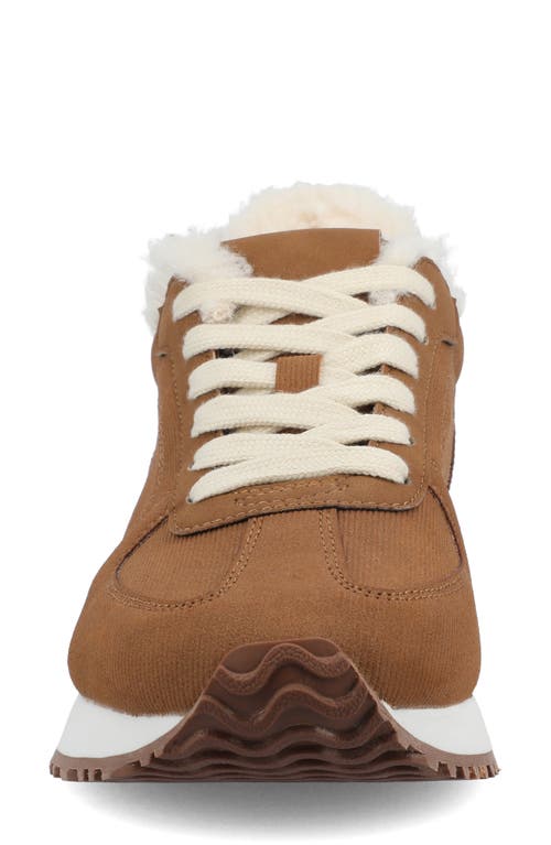 Journee Collection Flow Casual Sneaker In Brown