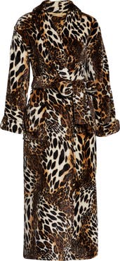 Natori Leopard Plush Robe
