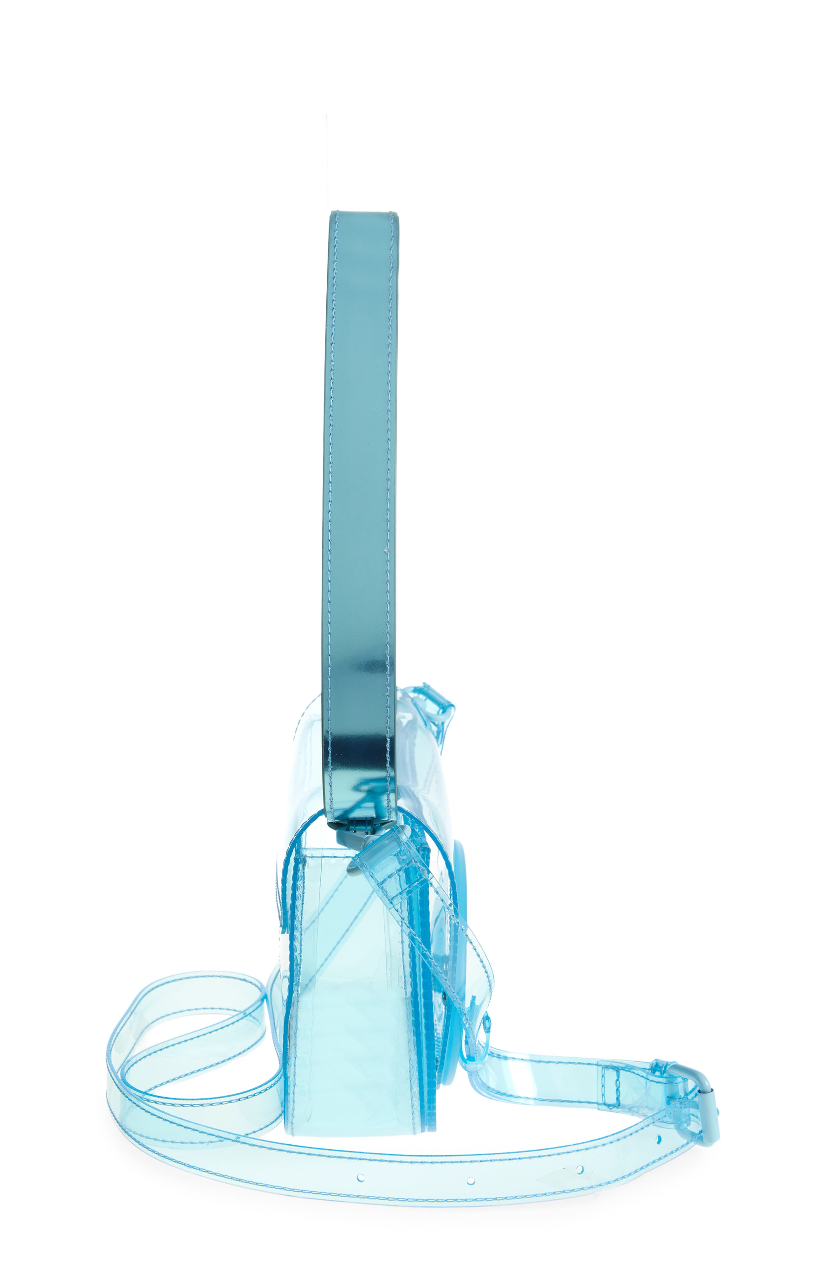 DIESEL<sup>®</sup> 1DR Logo Clear Shoulder Bag, Alternate, color, Blue