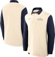 Nike Men's Nike Tan/Navy Penn State Nittany Lions Rugby Long Sleeve Shirt