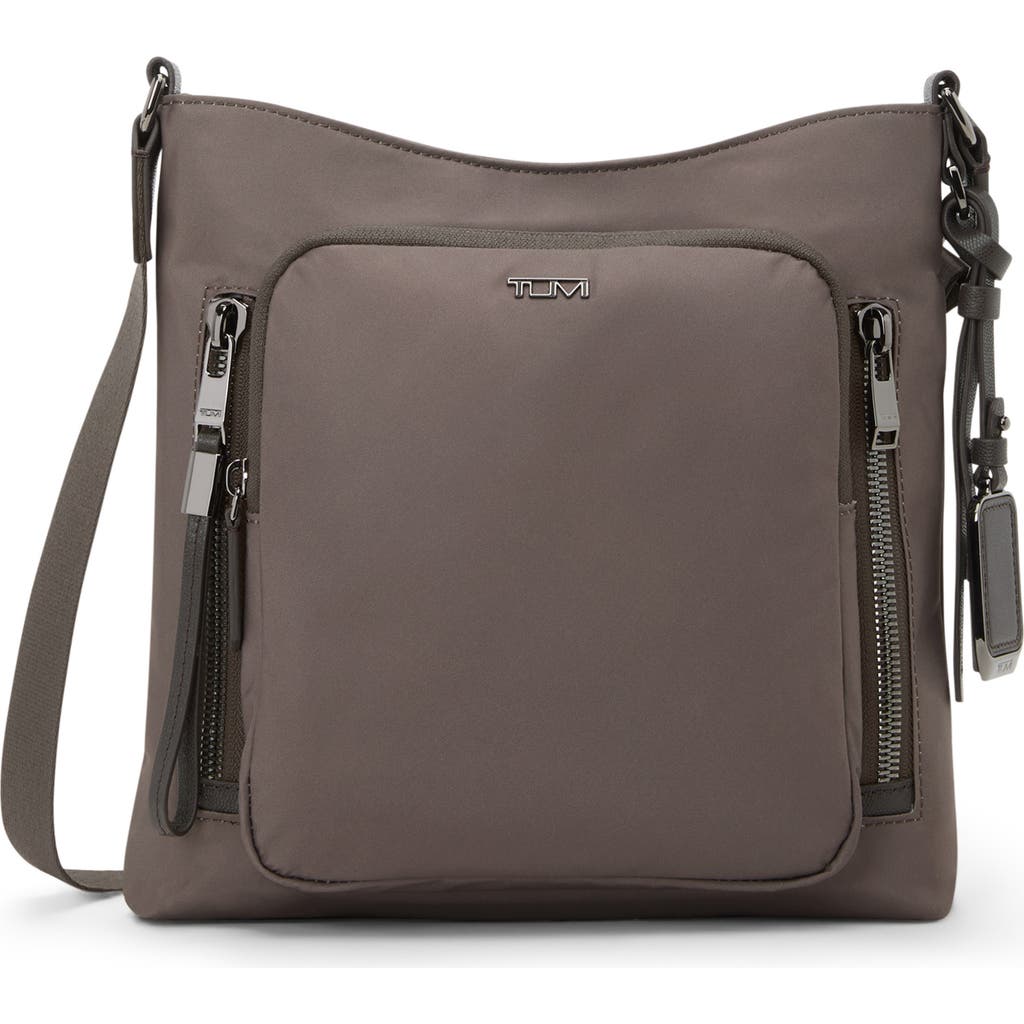 Tumi Voyageur Tyler Nylon Crossbody Bag In Brown