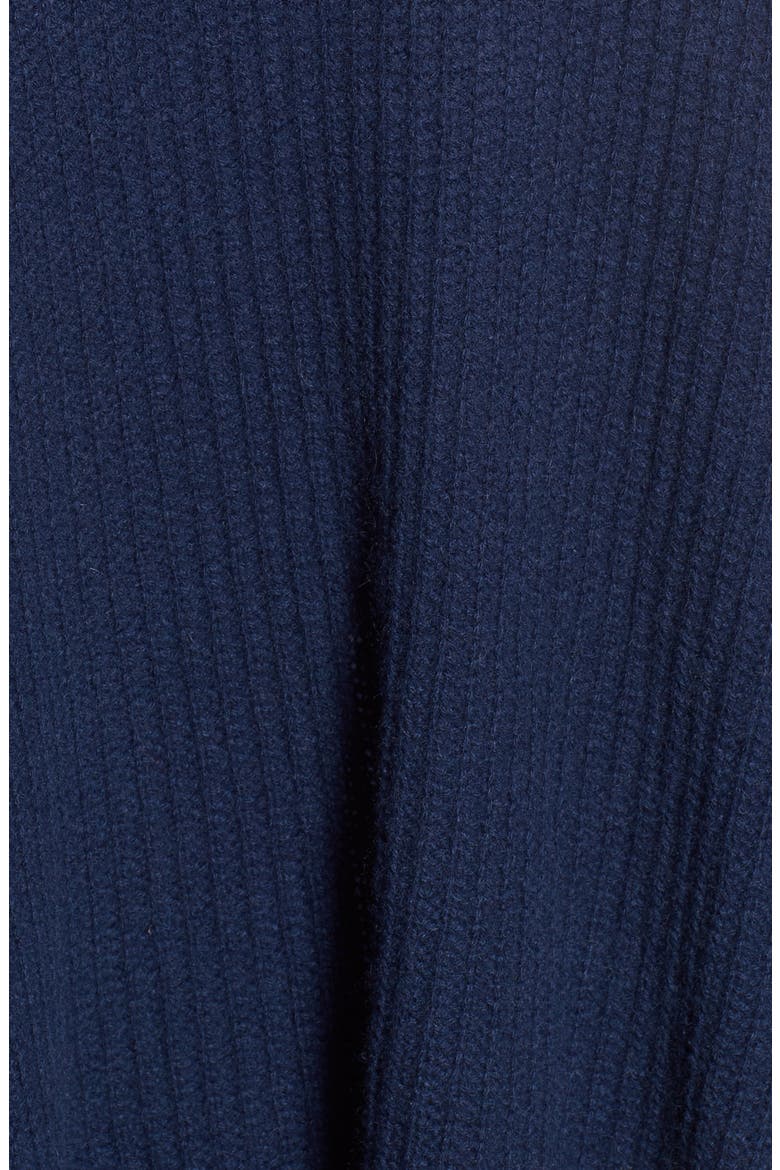Cashmere Poncho, Alternate, color, NAVY NIGHT