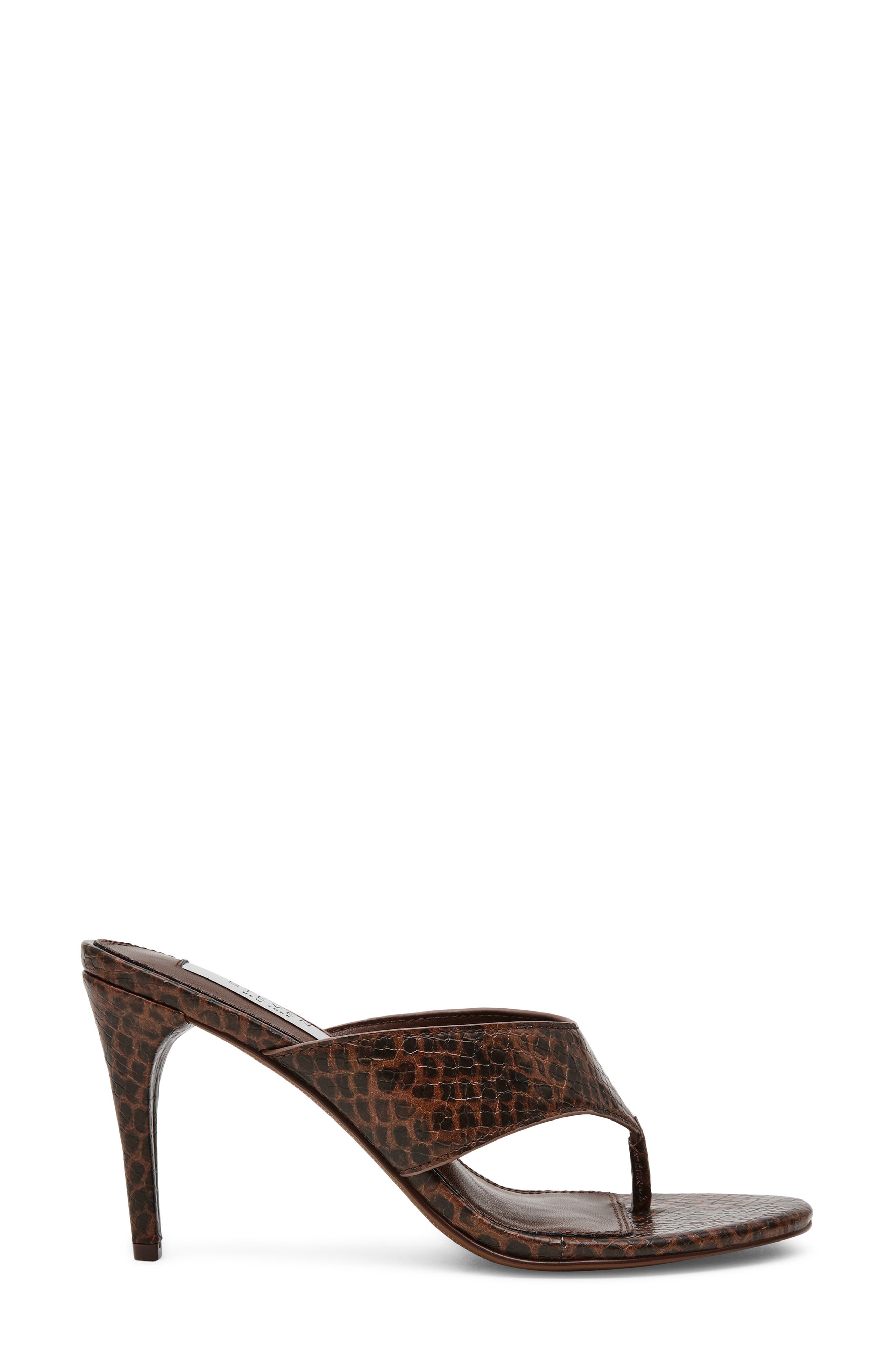 Alden Toe Post Sandal, Alternate, color, BROWN MULTI