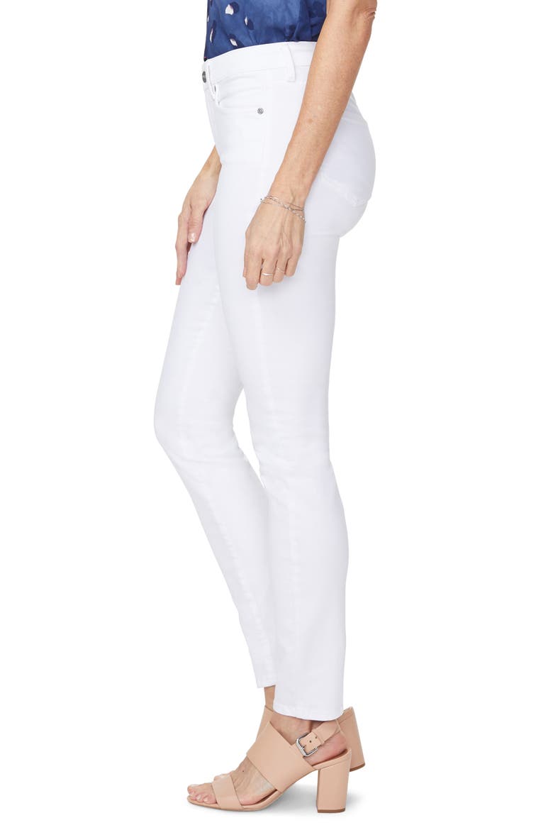 Ami Stretch Skinny Jeans, Alternate, color, OPTIC WHITE