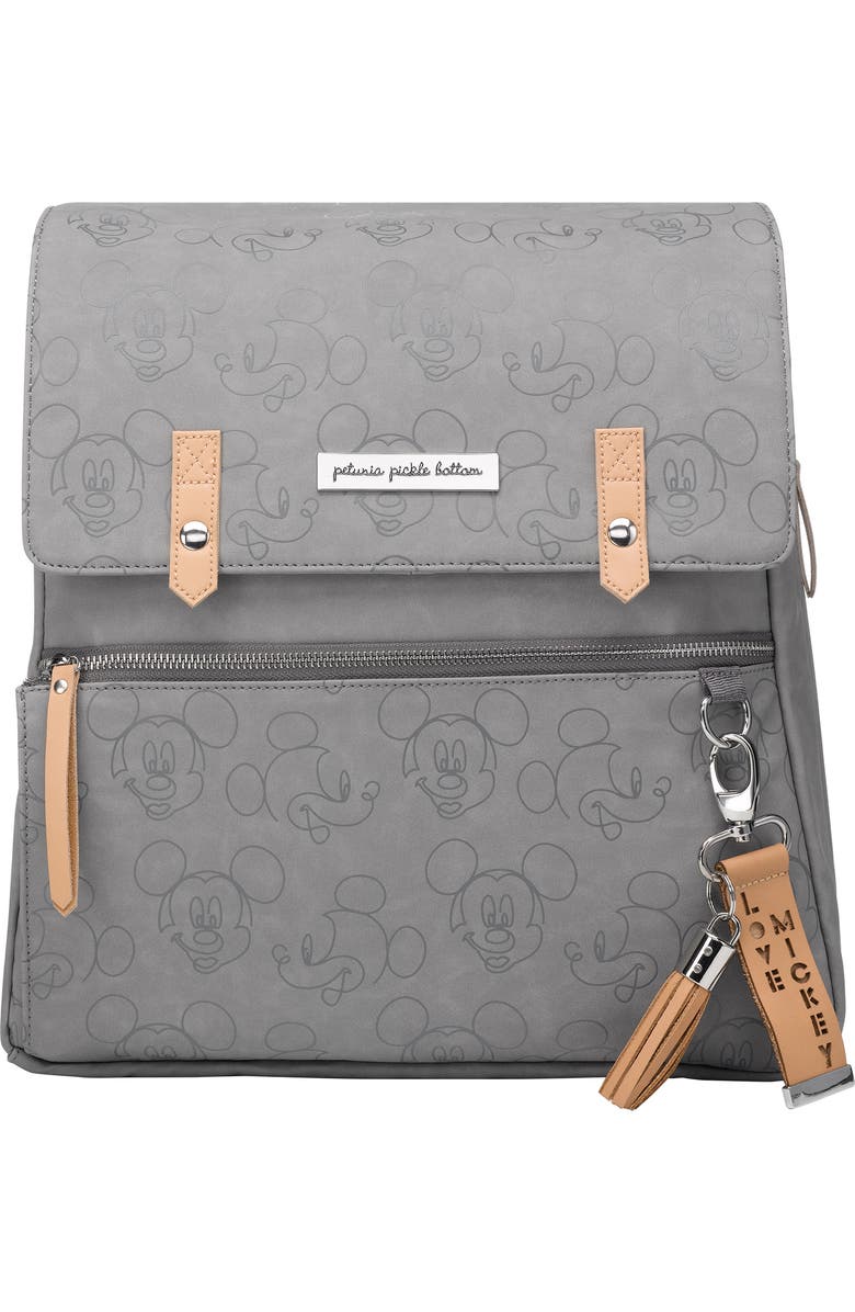 Petunia Pickle Bottom x Disney Mickey Mouse Meta Diaper Backpack, Main, color,
