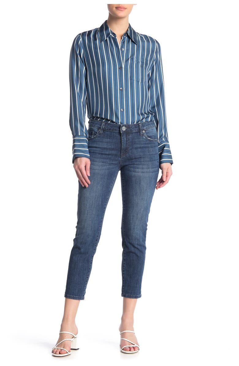 KUT from the Kloth New Bardot Crop Jeans, Alternate, color,