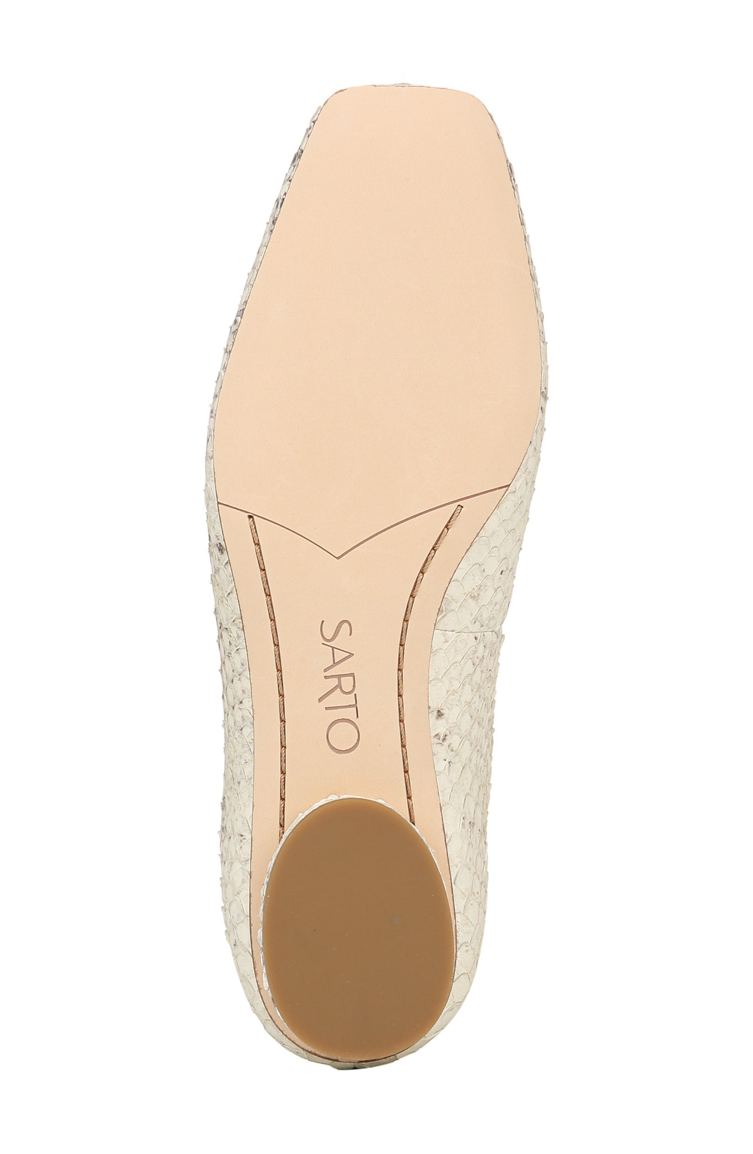 SARTO by Franco Sarto Faith Square Toe Loafer, Alternate, color, SNAKE PRINT LEATHER