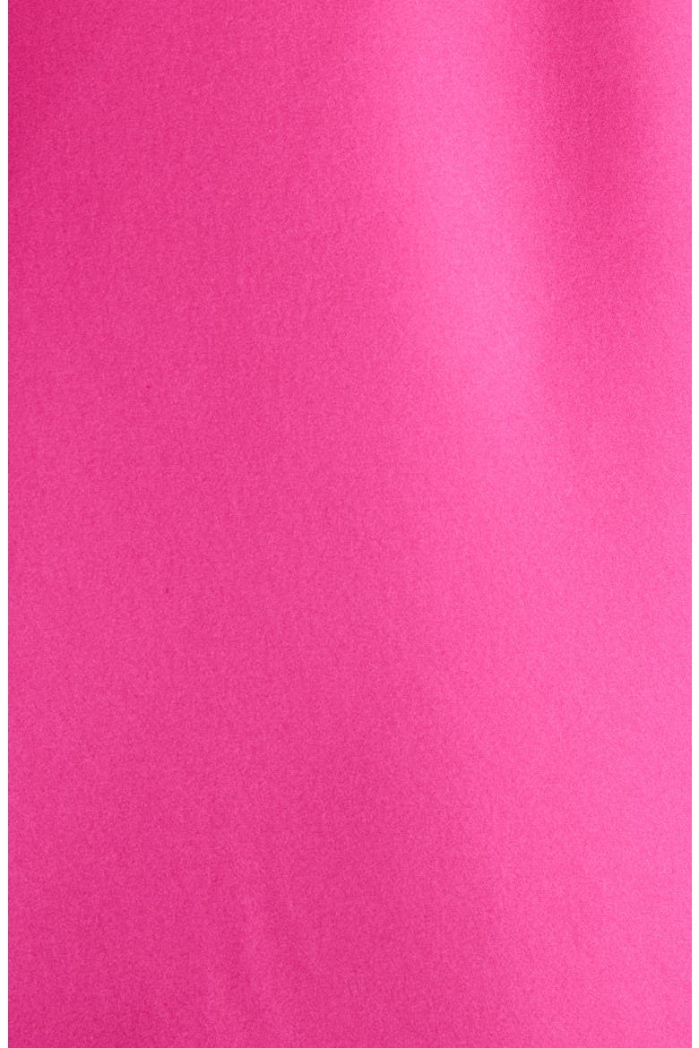 Ruffle Round Silk Minidress, Alternate, color, FUCHSIA