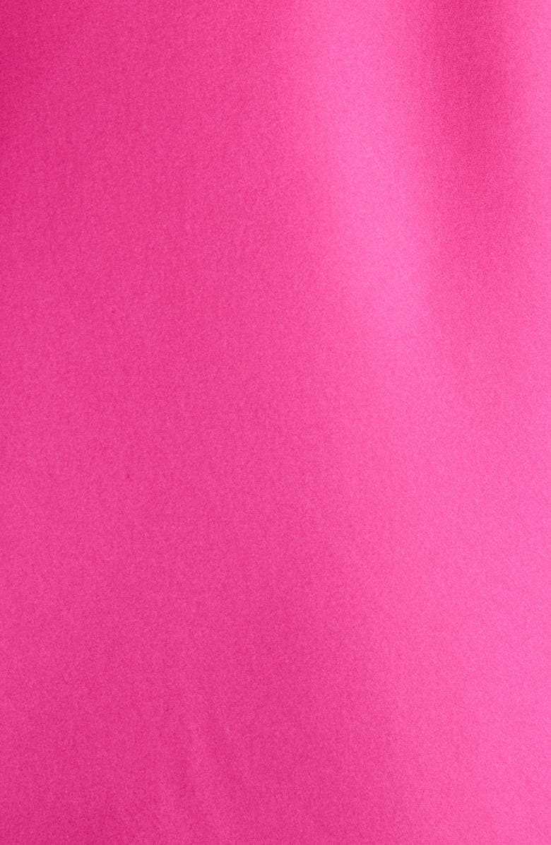 Givenchy Ruffle Round Silk Minidress, Alternate, color, Fuchsia