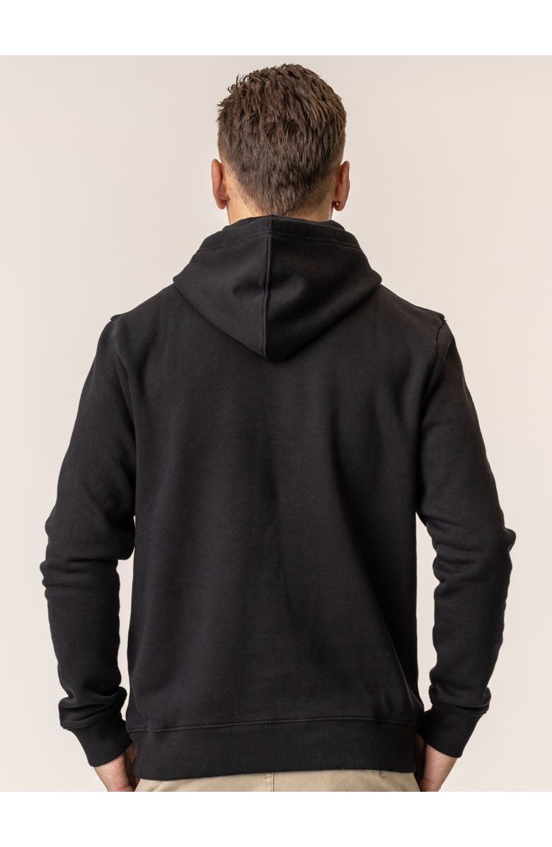 Vottera Organic Cotton Pullover Hoodies, Alternate, color, Black