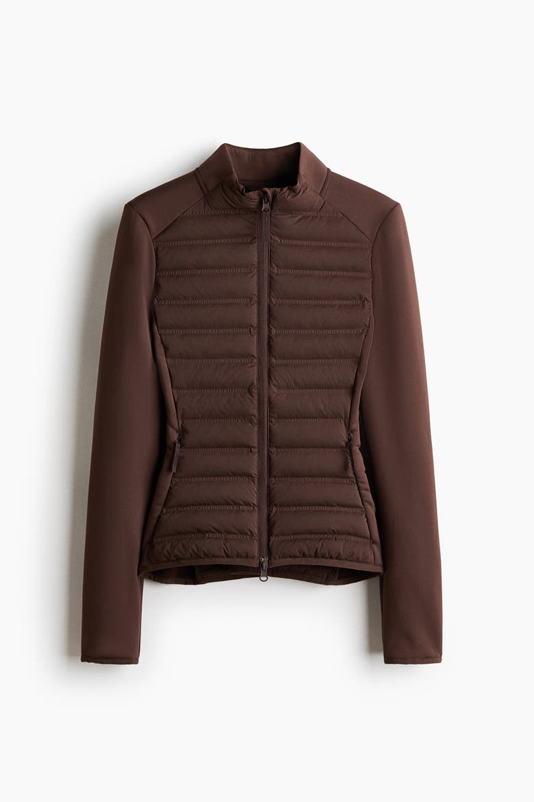 Hybrid Padded Jacket With Thermomove, Alternate, color, Choco mocha