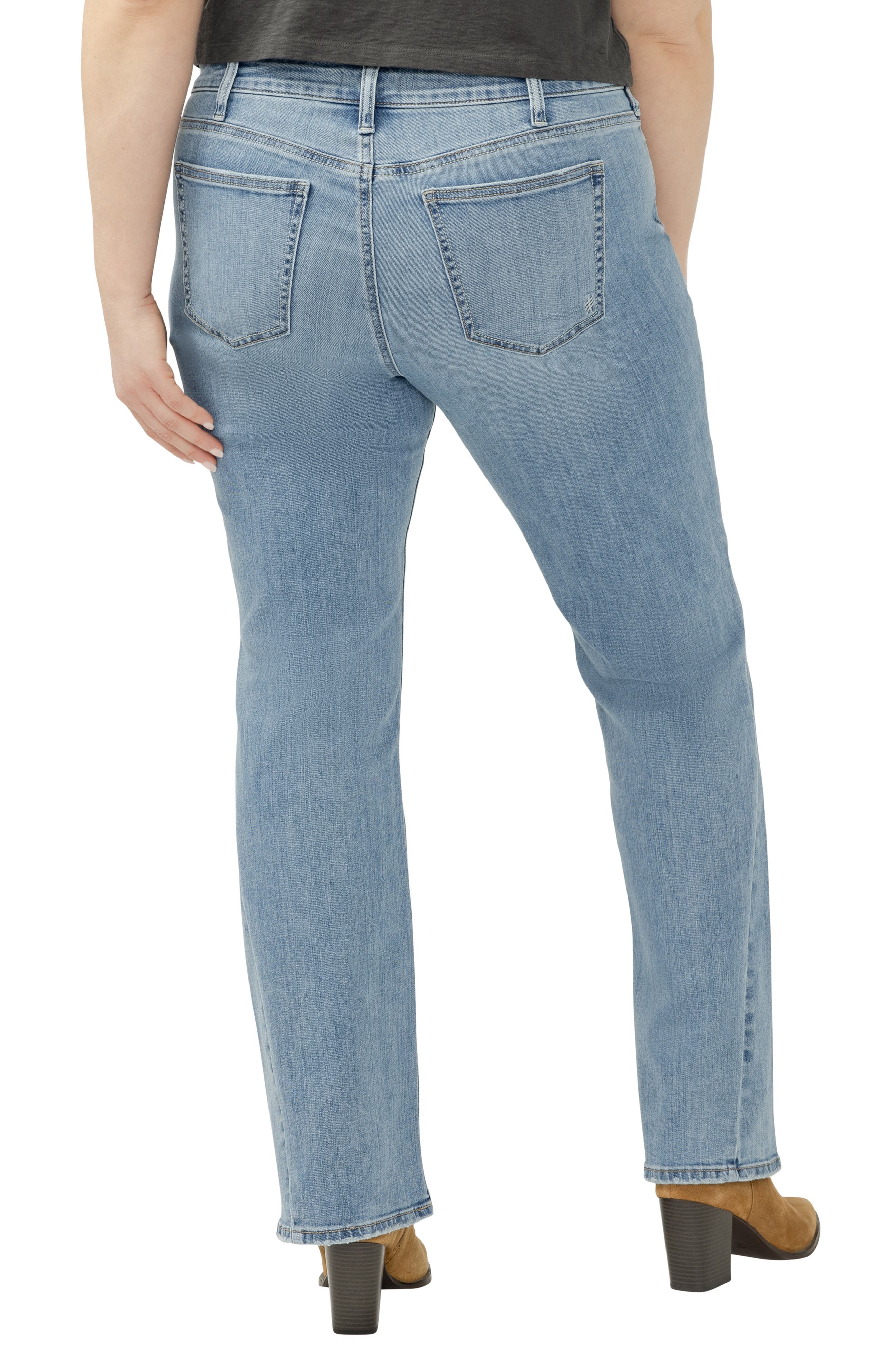 Suki Curvy Mid Rise Bootcut Jeans - image 2