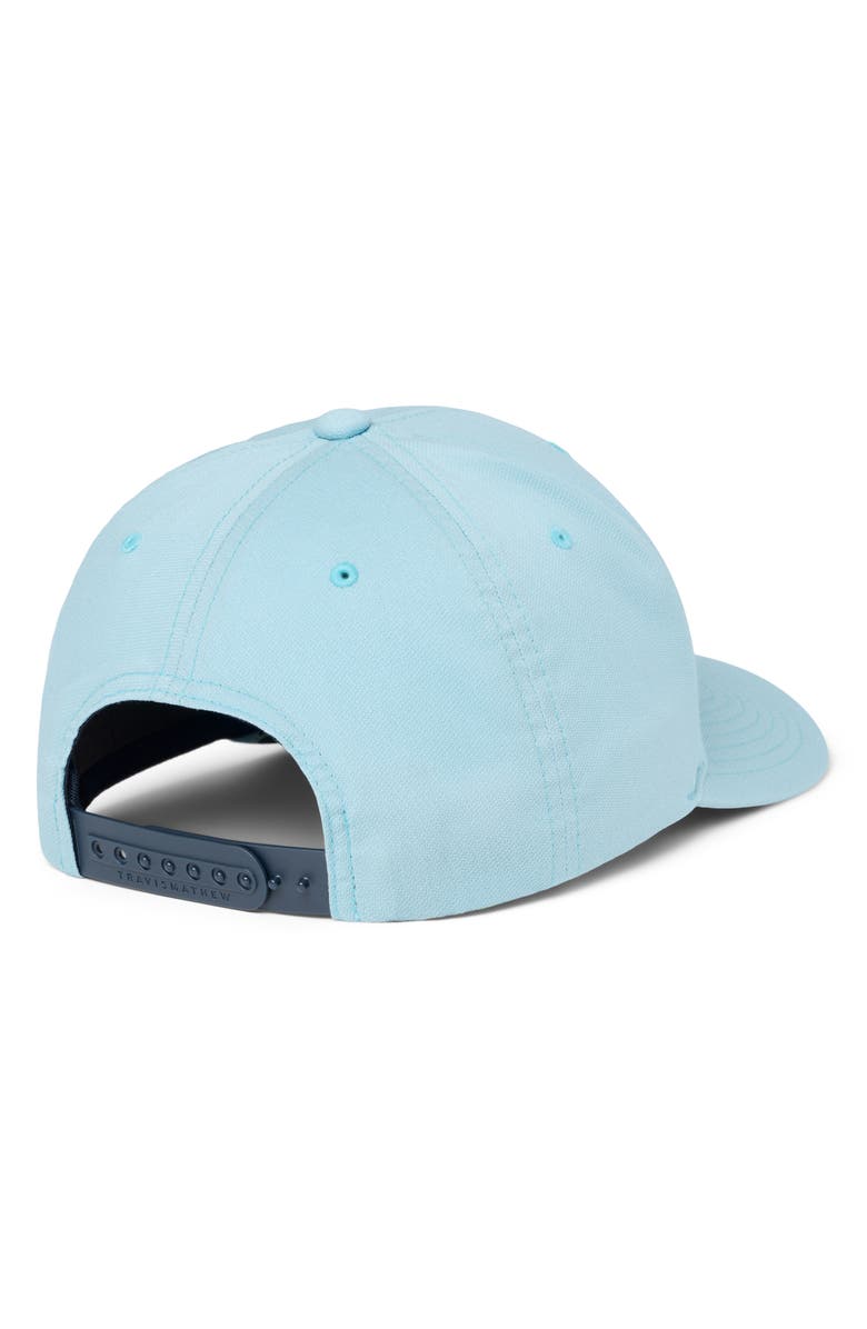 TravisMathew Packing List Snapback Baseball Cap, Alternate, color, Air Blue