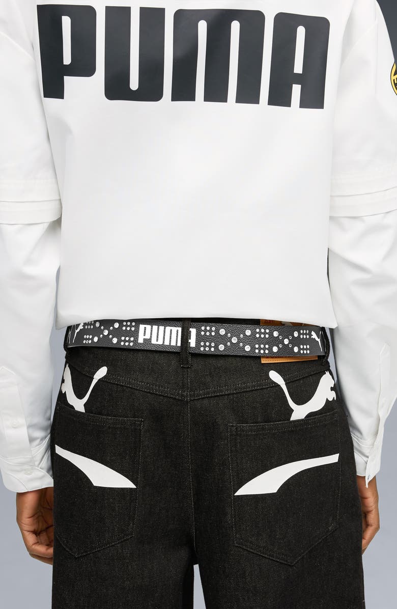 PUMA x A$AP Rocky AWGE Crystal Embellished Belt, Alternate, color, 
