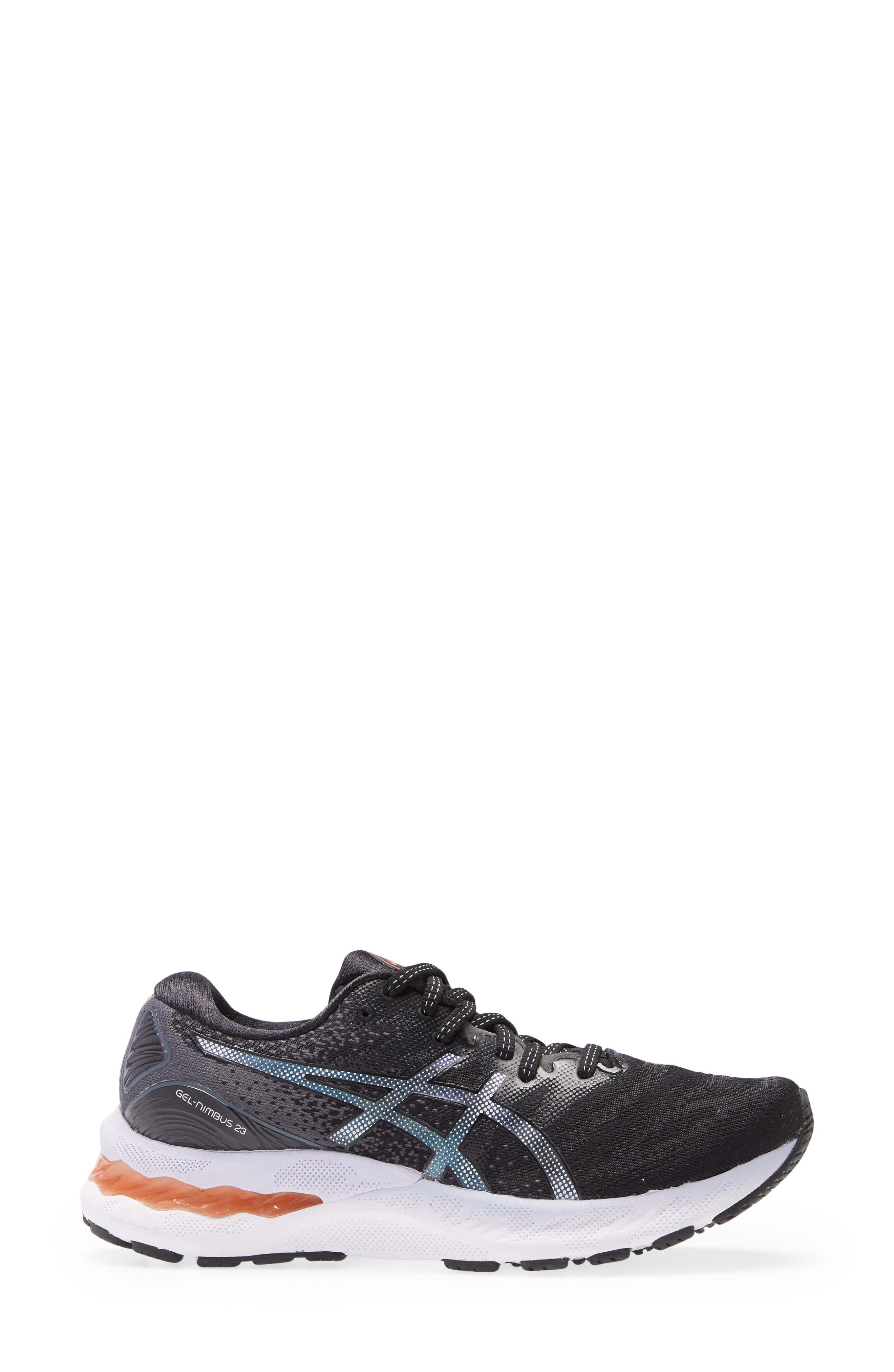 GEL-Nimbus 23 Running Shoe, Alternate, color, BLACK/ CARRIER GREY