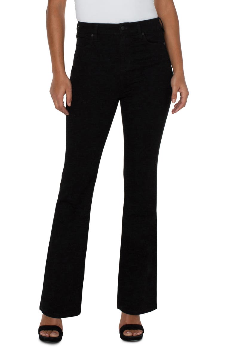 Lucy High Waist Bootcut Jeans, Main, color, BLACK RINSE