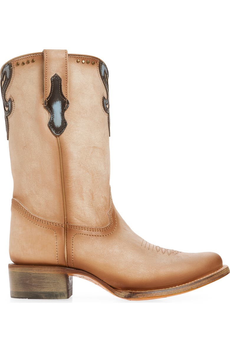 CORRAL Embroidered Overlay Western Boot, Alternate, color,