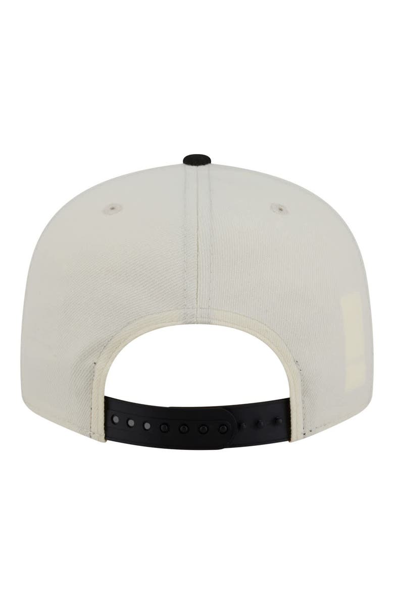 New Era Men's New Era Cream/Black Chicago White Sox Localized 9FIFTY Snapback Hat, Alternate, color, Cream