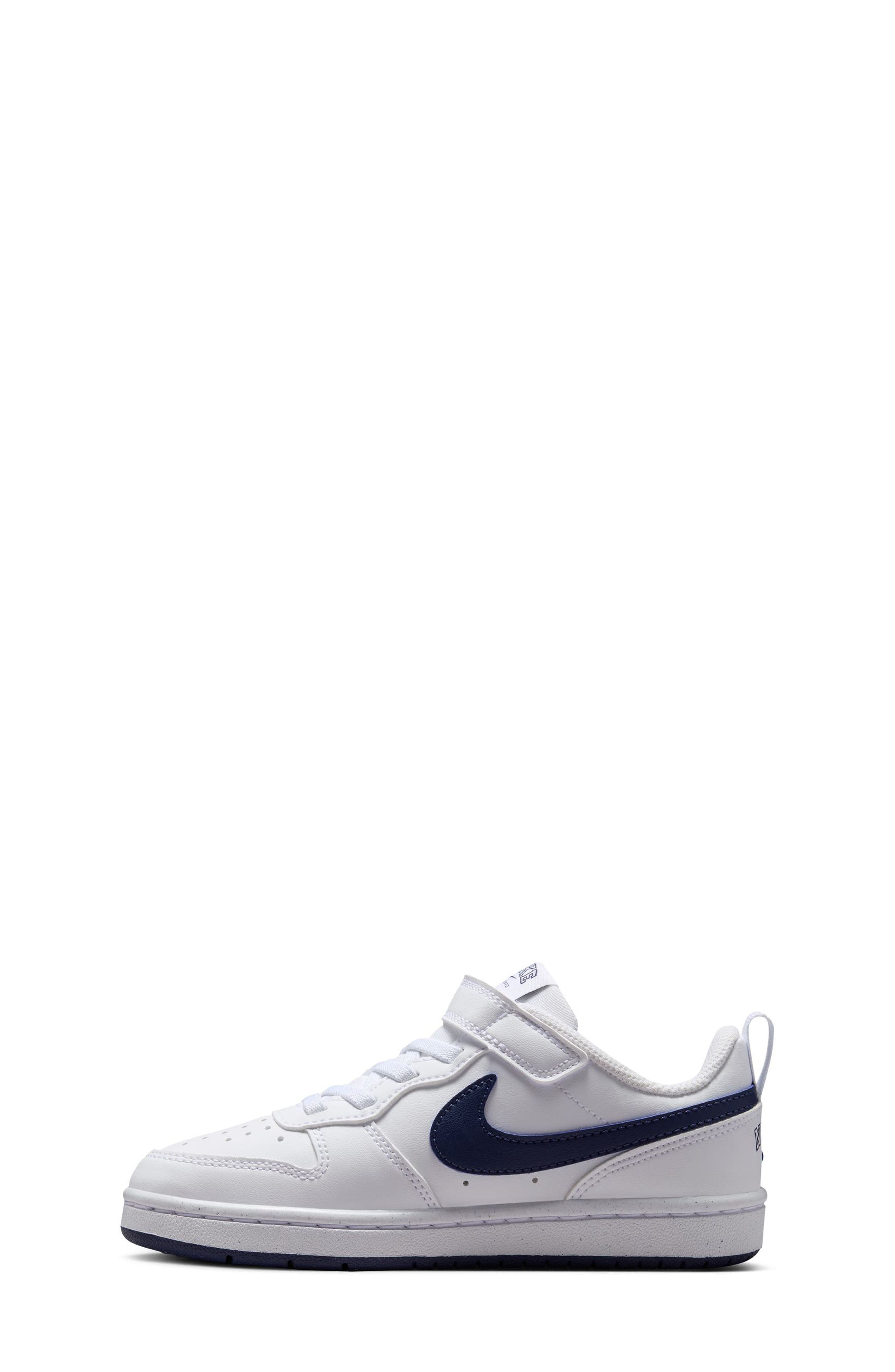 Kids' Court Borough Low Recraft Sneaker, Alternate, color, WHITE/ MIDNIGHT NAVY