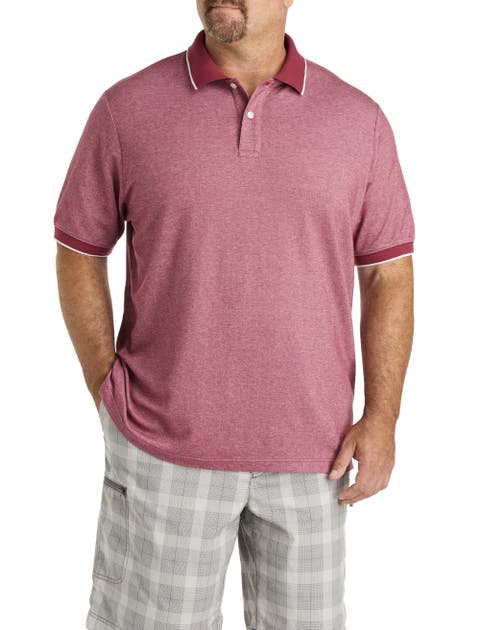 Big & Tall Oxford Tipped Polo Shirt
