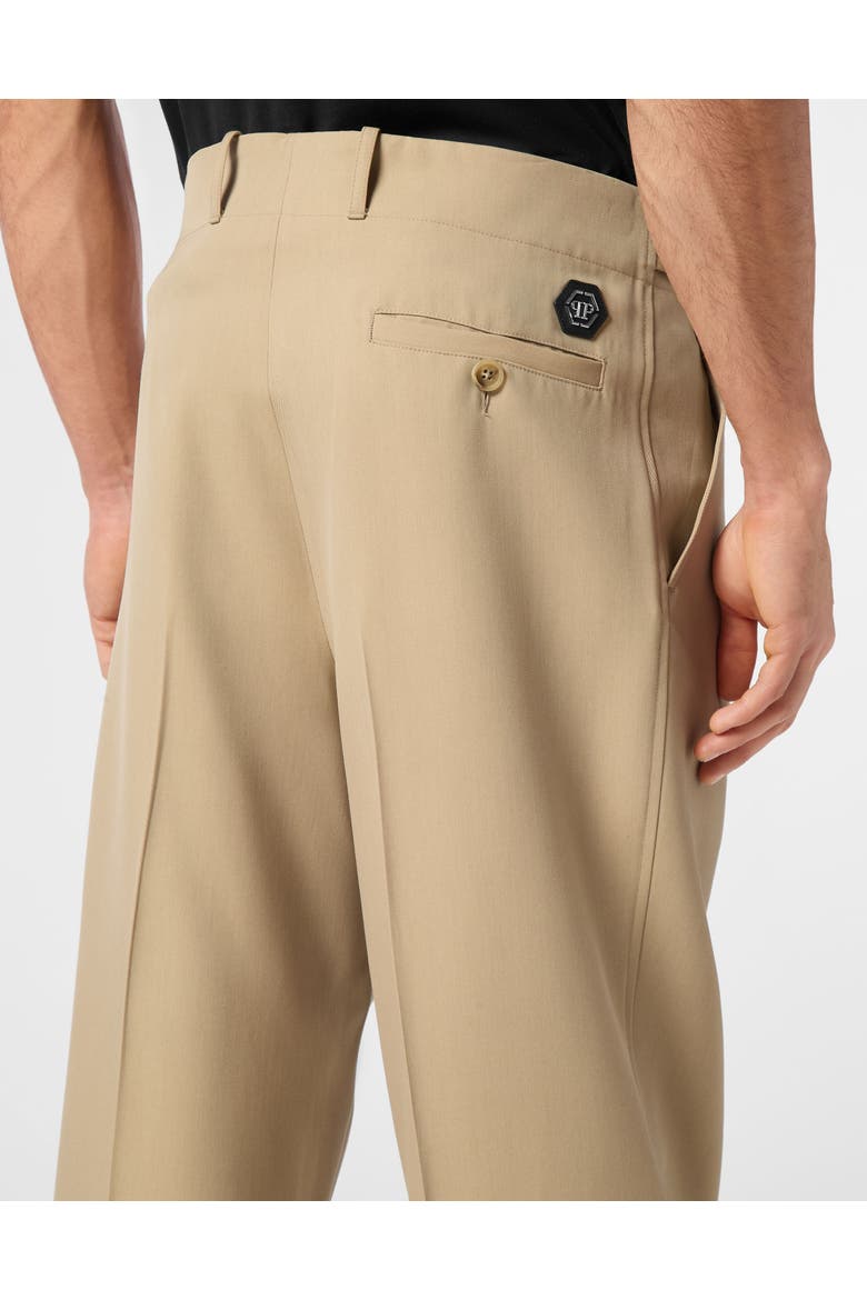 Wool Trousers Chinos Classic Fit Men, Alternate, color, beige