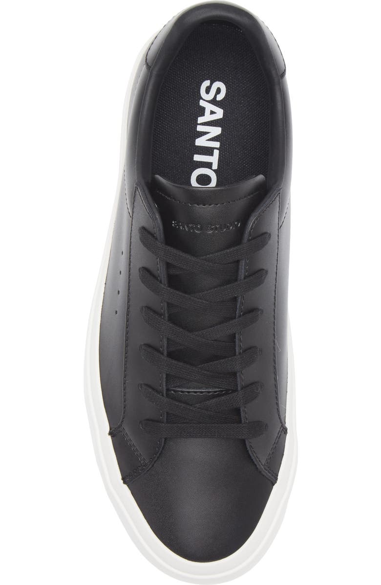 SANTO STUDIO Balboa Low Top Sneaker, Alternate, color, Black