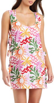 Sanctuary Side Tie Cover-Up Minidress