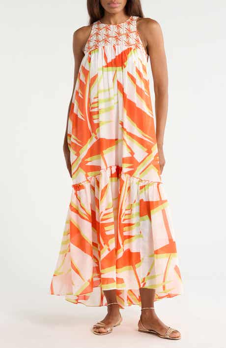 DVF Melisse Cotton & Silk Maxi Dress