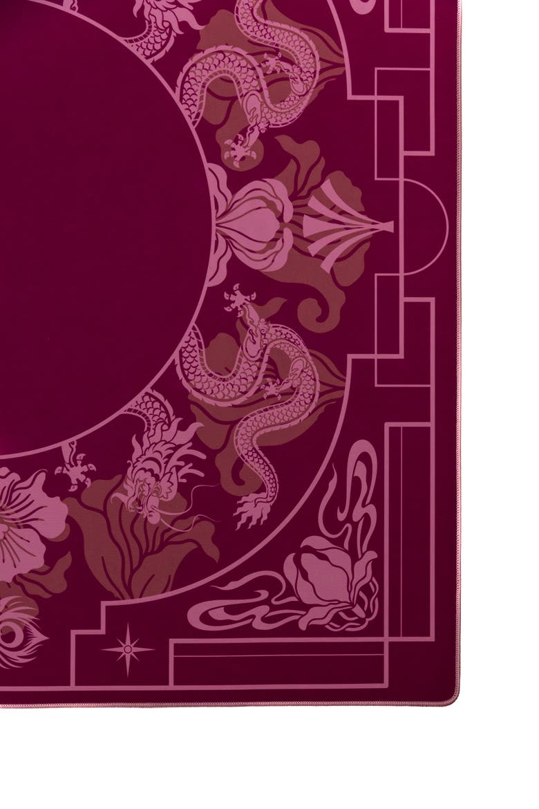 Mahjong Game Mat, Alternate, color, Mulberry