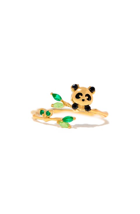 Lucky Panda Adjustable Ring