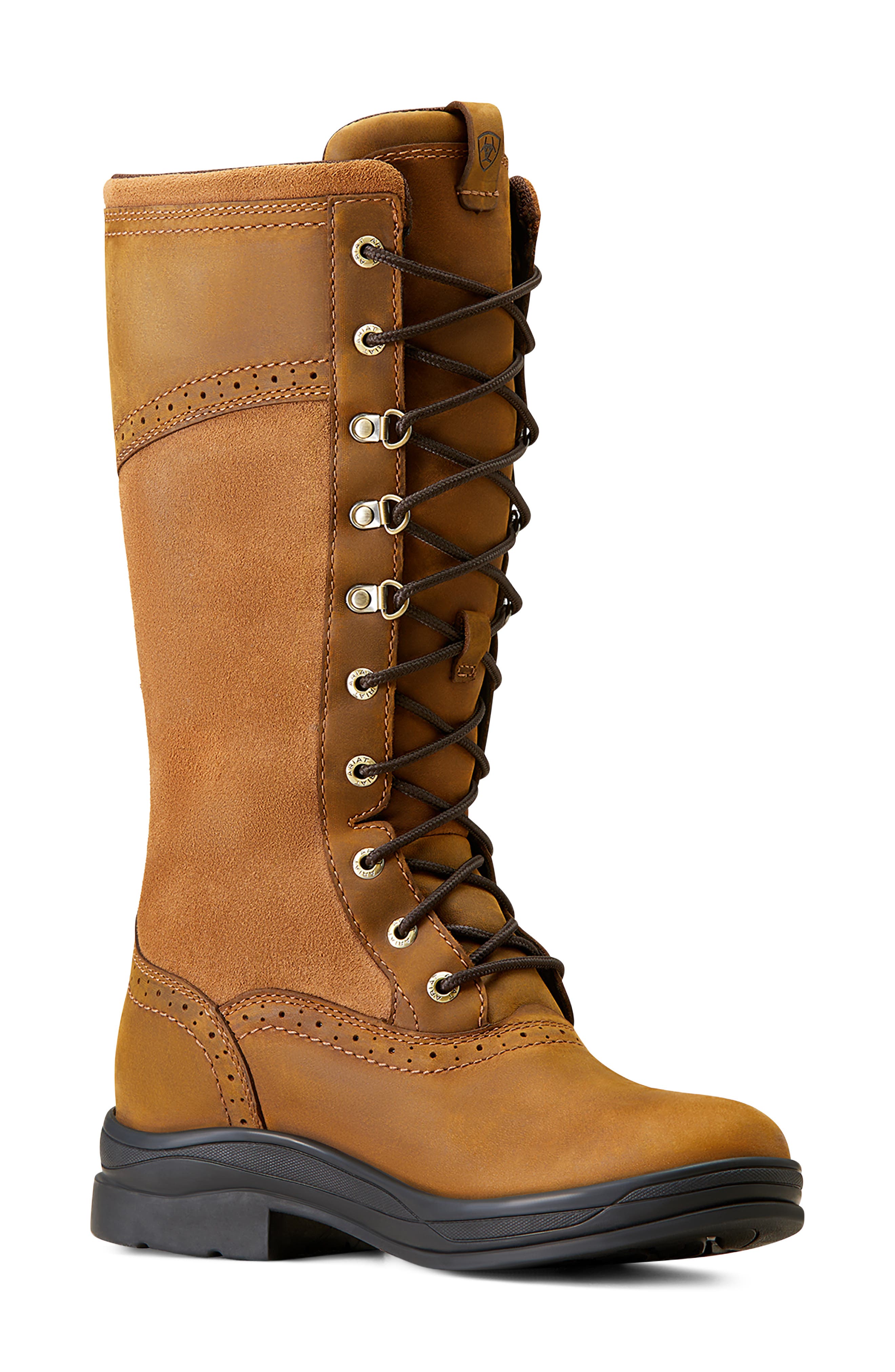 Wythburn II Waterproof Leather Tall Boot, Alternate, color, BROWN