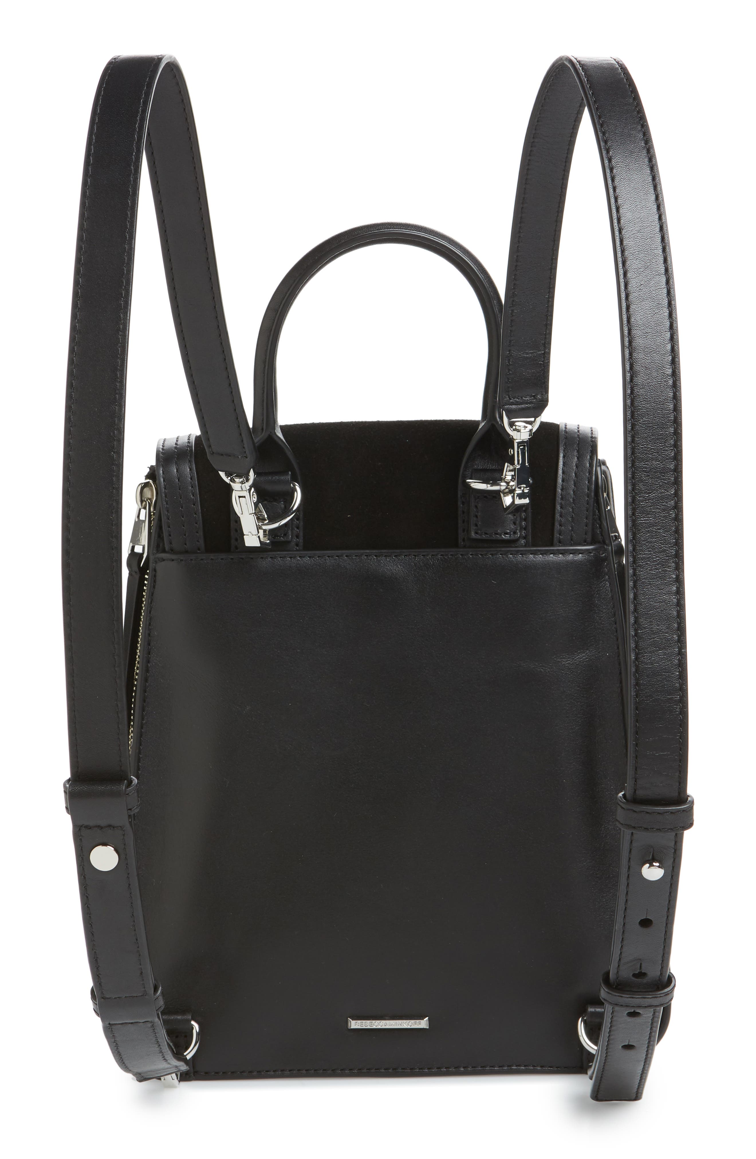 Rebecca Minkoff Bree Studded Leather Convertible Backpack, Alternate, color, 