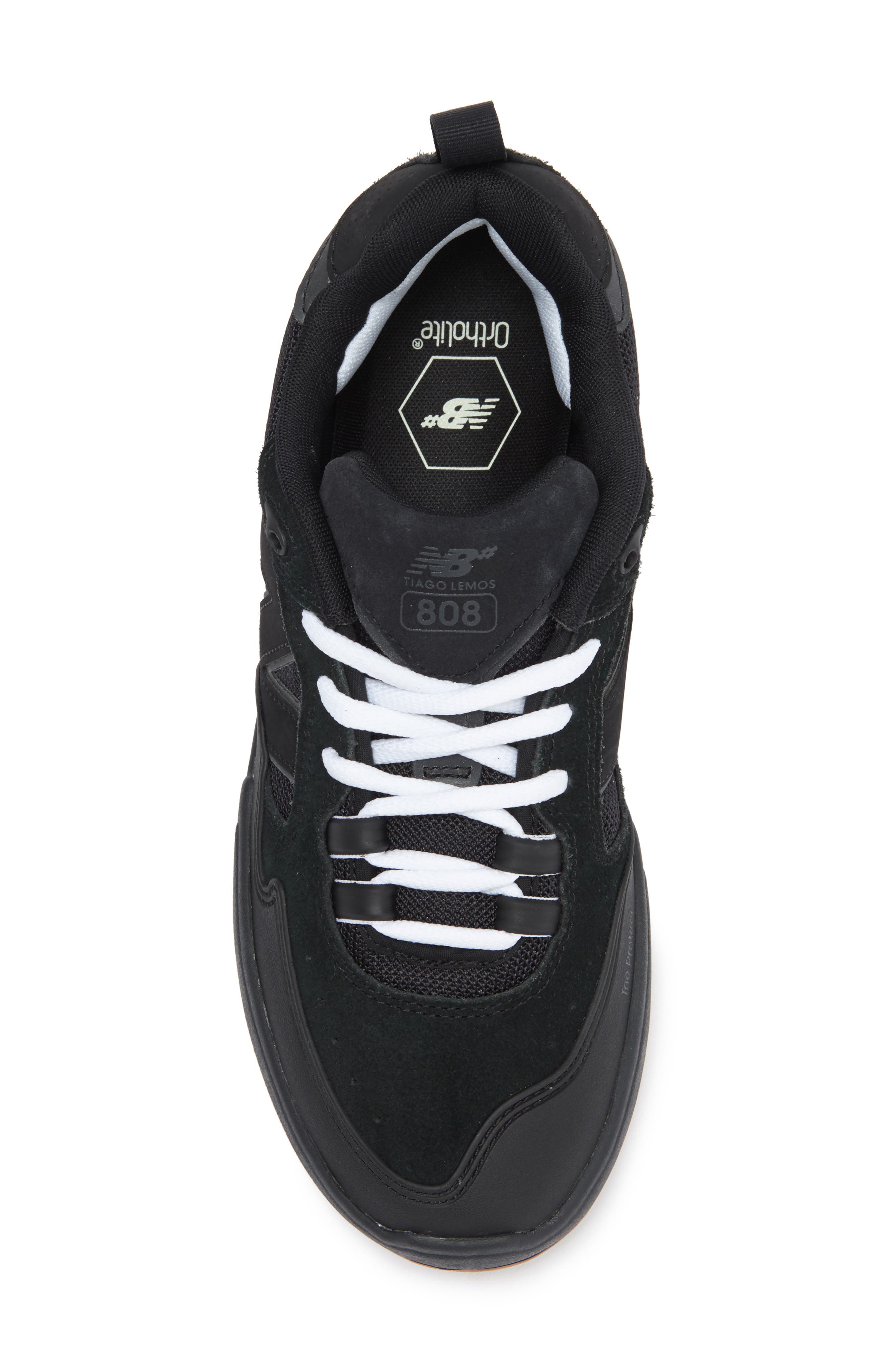 New Balance 808 Skate Sneaker, Alternate, color, Black