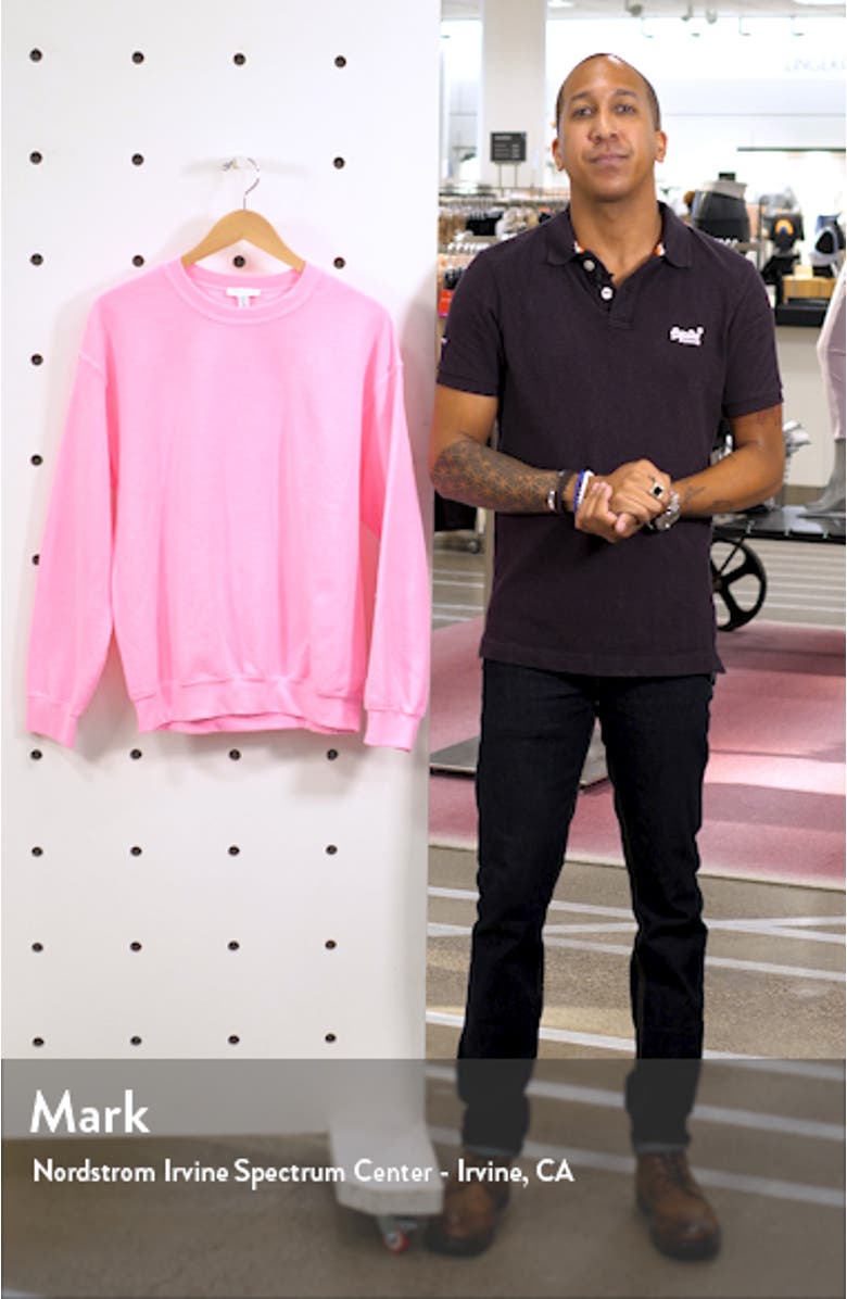 Washed Neon Sweatshirt, sales video thumbnail