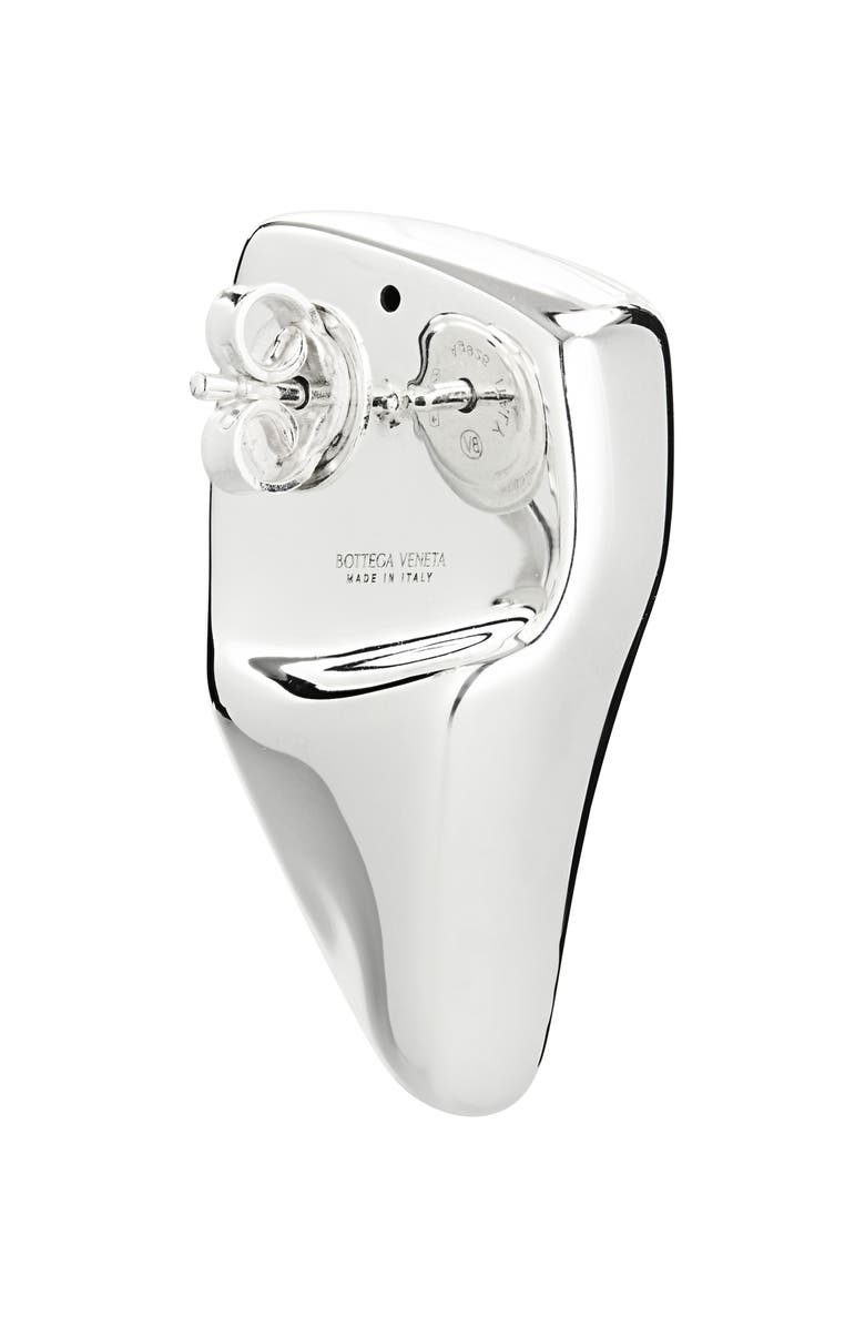 Bottega Veneta Small Prisma Sterling Silver Earrings, Alternate, color, 8117 Silver