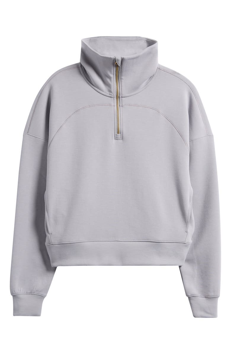 Rhone DreamGlow Half Zip, Alternate, color, Steel Gray