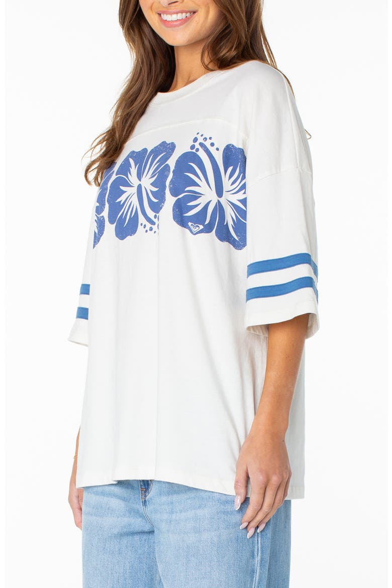 Game Day Oversize Graphic T-Shirt, Main, color, CLOUD DANCER