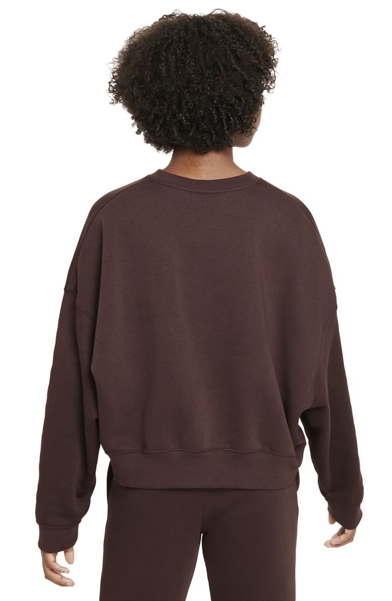 Nike Kids' Sportswear Fleece Crewneck Sweatshirt, Alternate, color, Earth