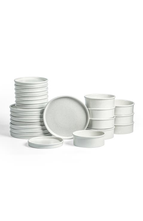 Roscoe Stoneware 24-Piece Dinnerware Set