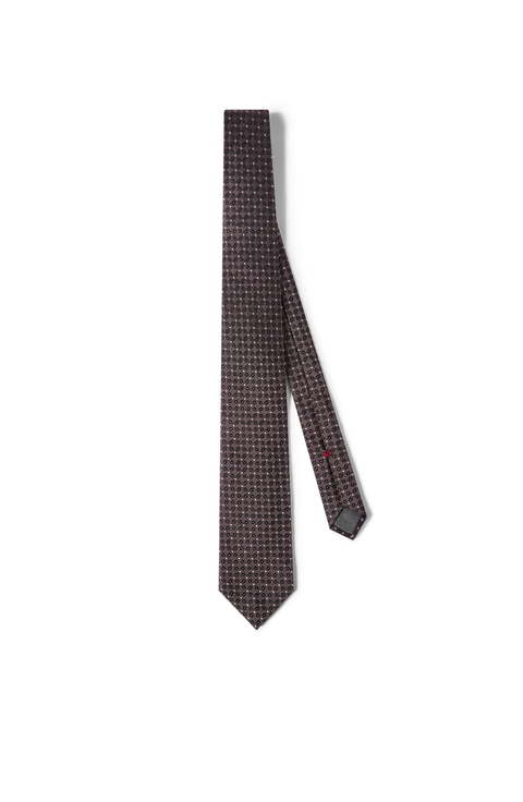 Silk jacquard tie
